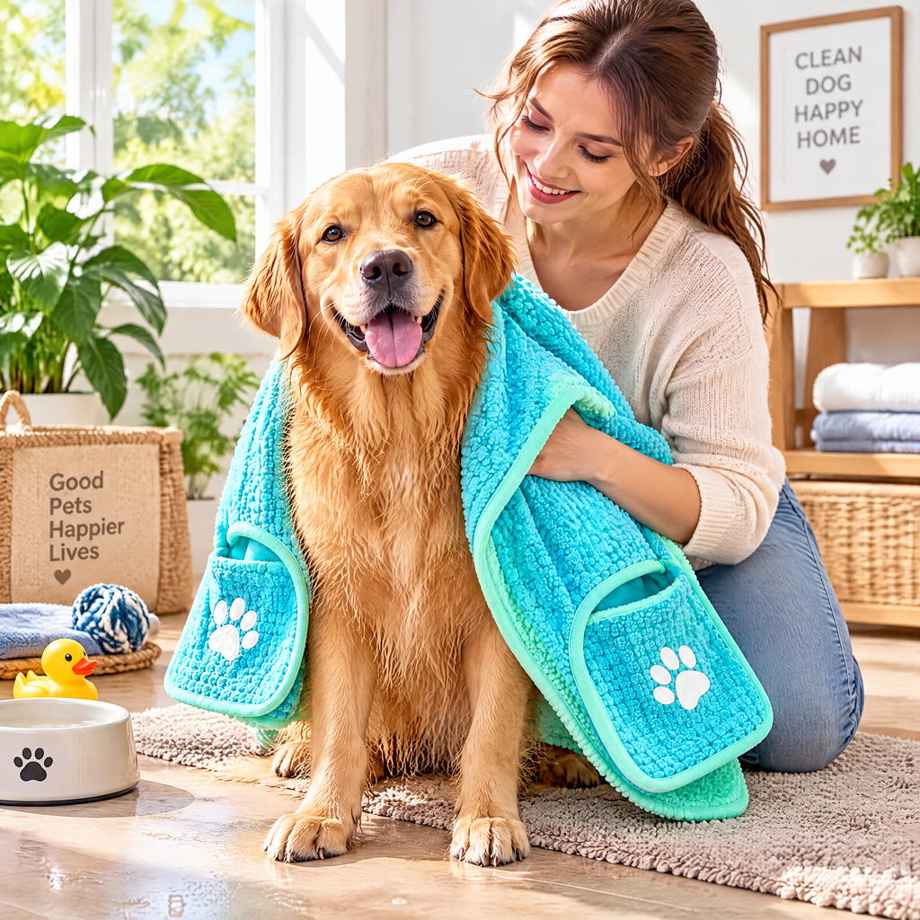 kevrenna™ Quick-Dry Microfiber Pet Towel