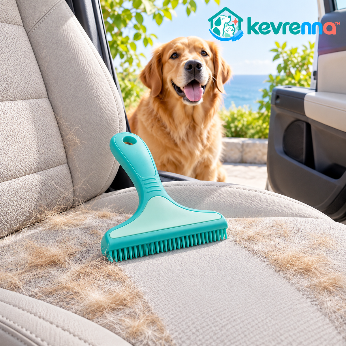 kevrenna™ Car Seat Pet Hair Remover