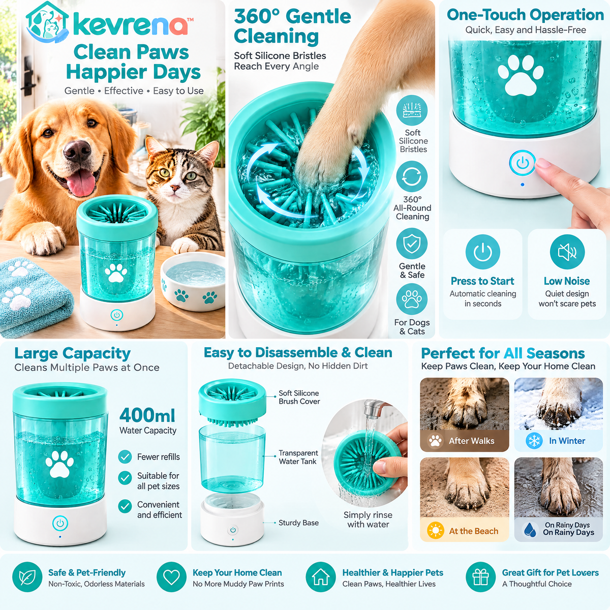 kevrenna™ Automatic Paw Cleaning Cup