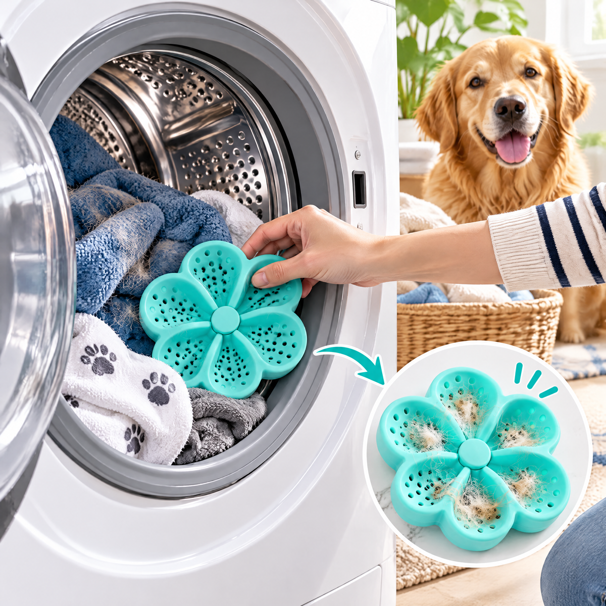 kevrenna™ Reusable Laundry Pet Hair Catcher