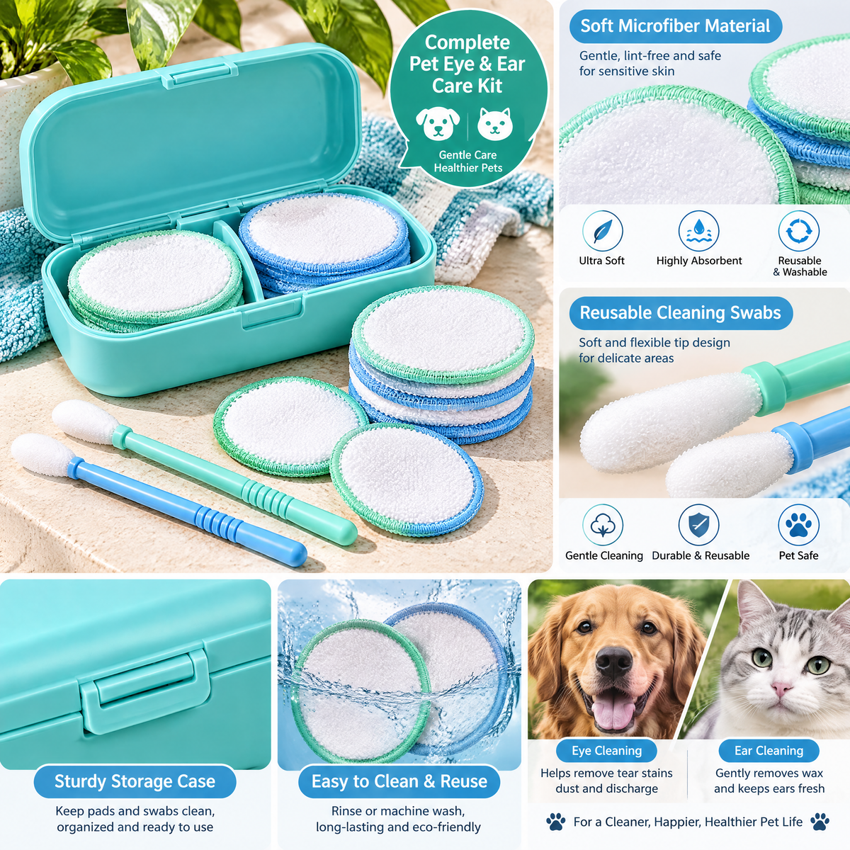 kevrenna™ Reusable Eye & Ear Cleaning Kit